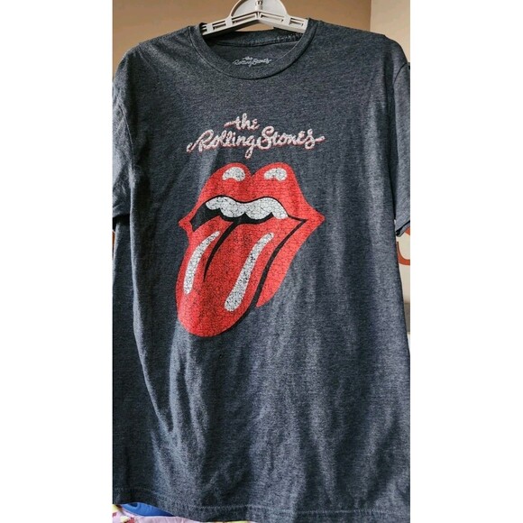 Men's Women's T-Shirt Rolling Stones Classic Tongue Medium New D25 Excellent - Picture 2 of 5